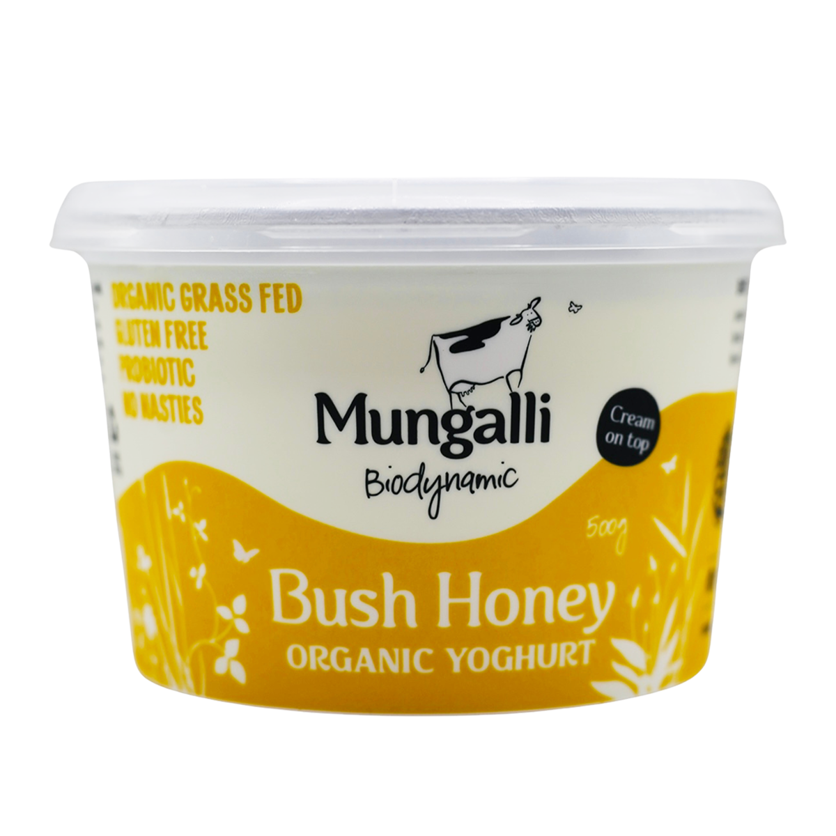 Mungalli Creek Dairy Organic Yogurt Bush Honey 500g