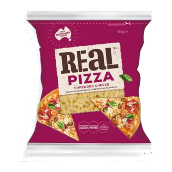 Real Shredded Pizza Cheese 450g