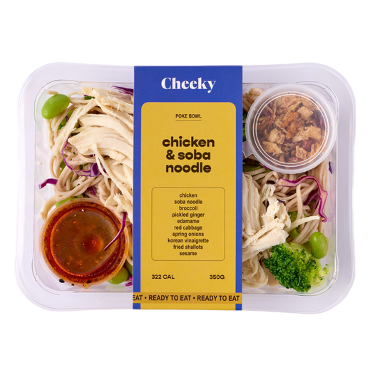 Cheeky Poke Chicken & Soba Noodle Poke Bowl 350g