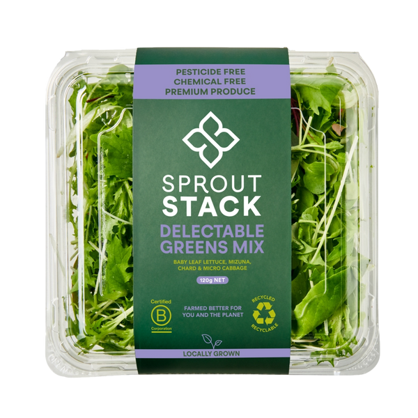 Sprout Stack Delectable Greens Mix 120g