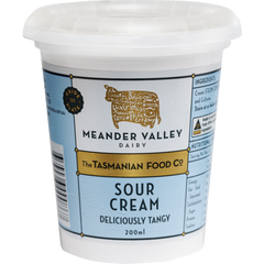 Meander Valley Dairy Sour Cream 200ml