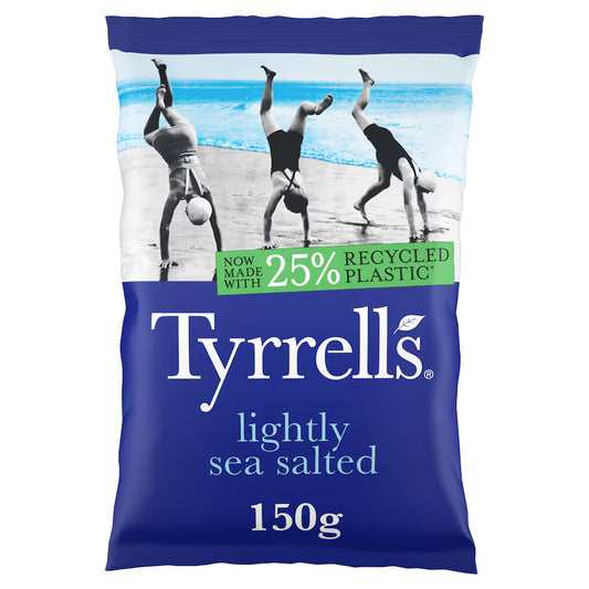Tyrrells Crisps Lightly Sea Salted 150g