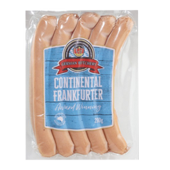 German Butchery Continental Frankfurter x5 280g