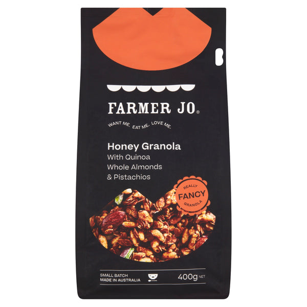 Farmer Jo Honey Granola Quinoa Granola 400g Harris Farm Markets
