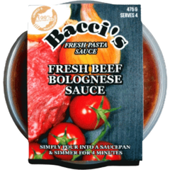 Baccis Pasta Sauce Bolognese 475g