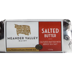 Meander Valley Dairy Organic Salted Cultured Butter 150g