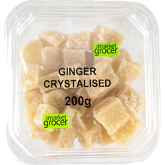 The Market Grocer Ginger Crystallised 200g