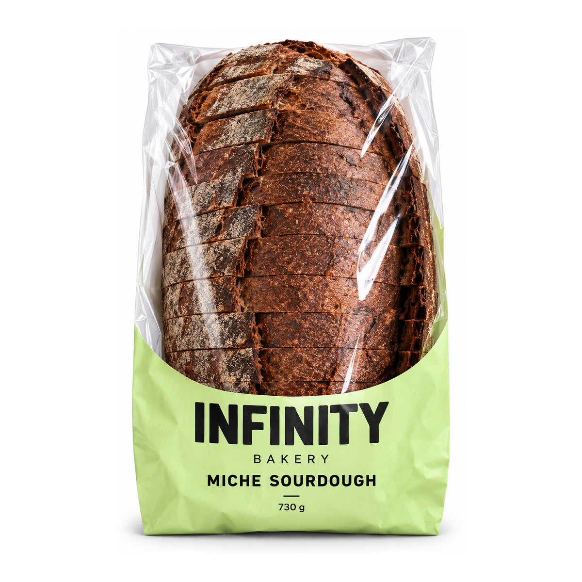 Infinity Bakery Miche Sliced Sourdough 730g