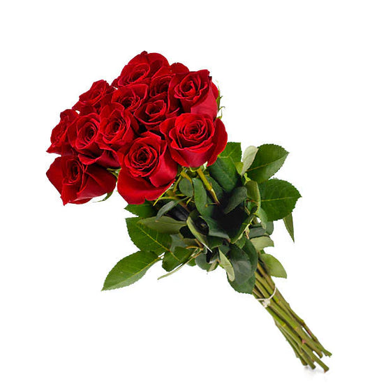 Flowers Roses Red Small 10 Stems