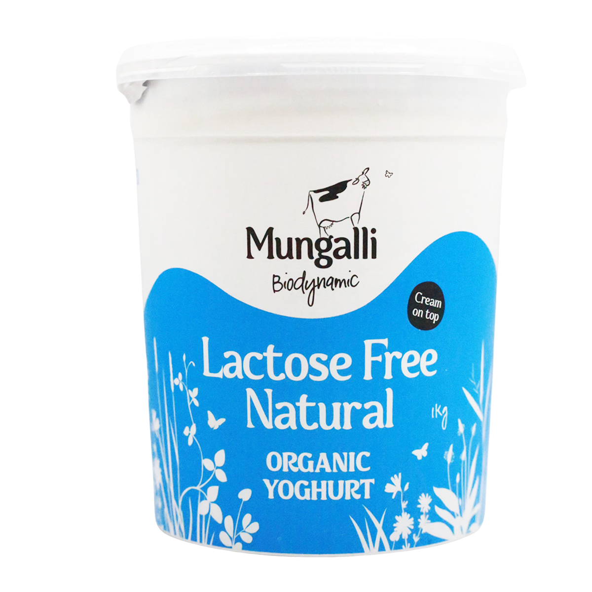 Mungalli Creek Dairy Organic Yogurt Natural Lactose Free 1kg