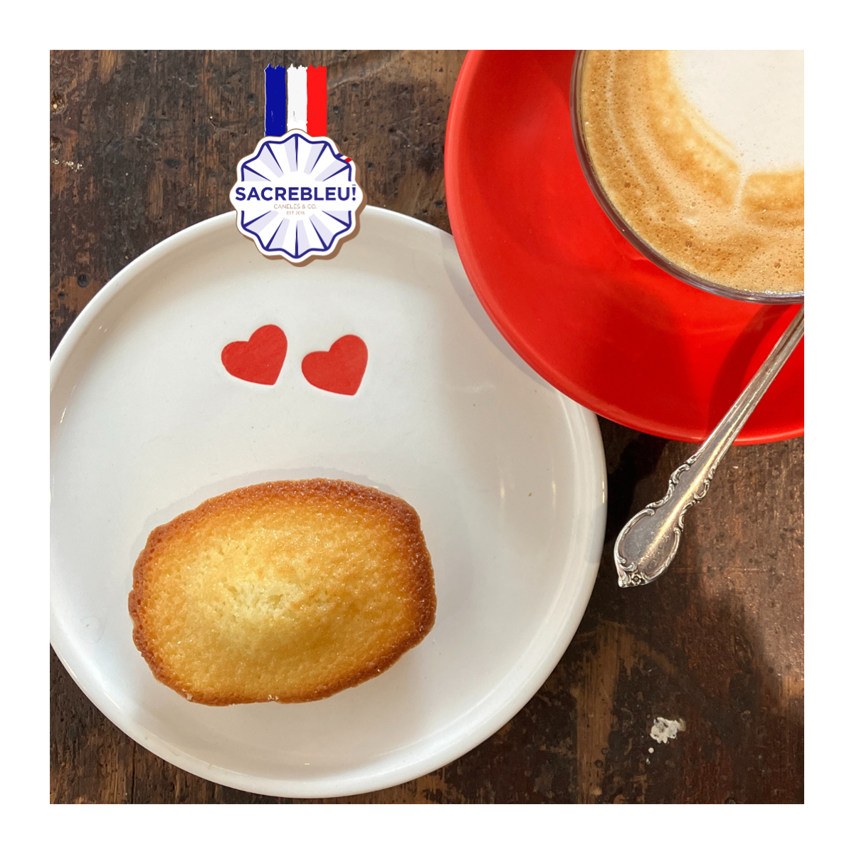 Sacrebleu Organic Vanilla Madeleines 105g