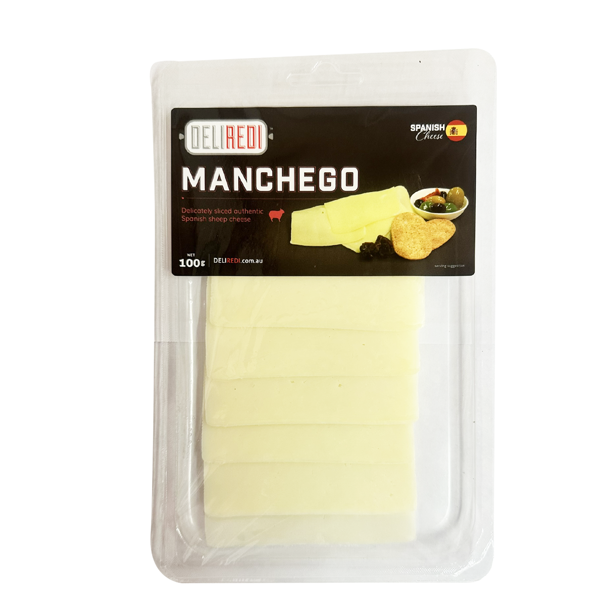 Deliredi Manchego Cheese Slices 100g