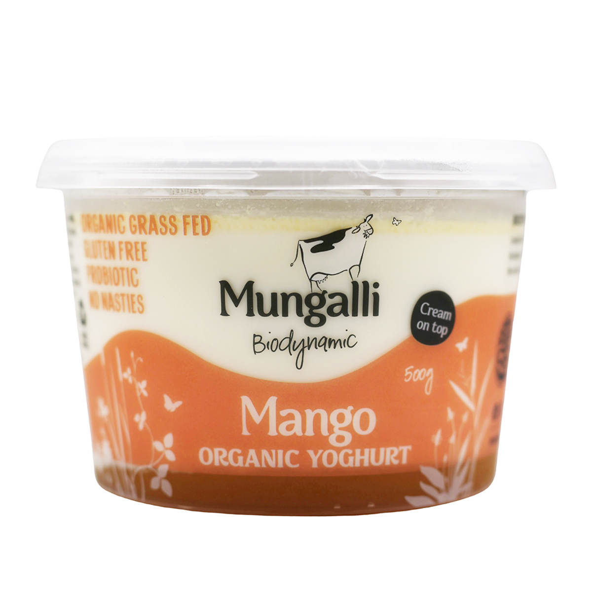 Mungalli Creek Dairy Organic Yogurt Mango 500g