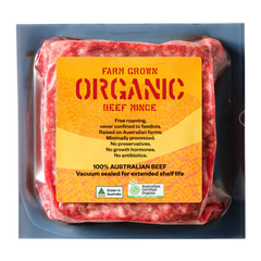 Farm Grown Organic Beef Mince 420g