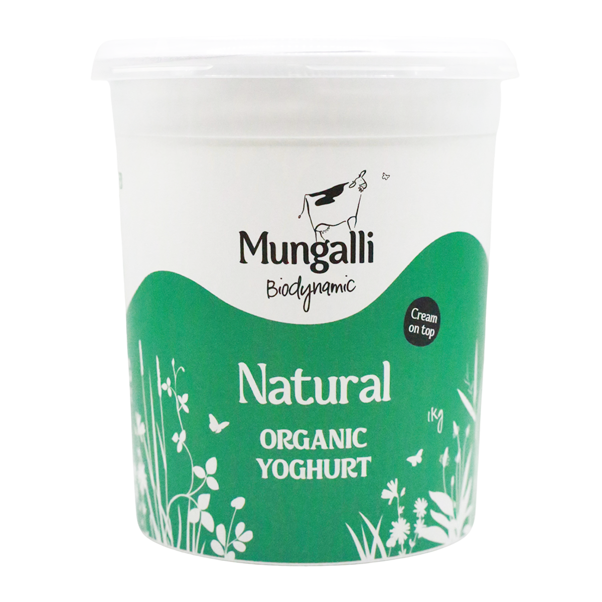 Mungalli Creek Dairy Organic Yogurt Natural 1kg