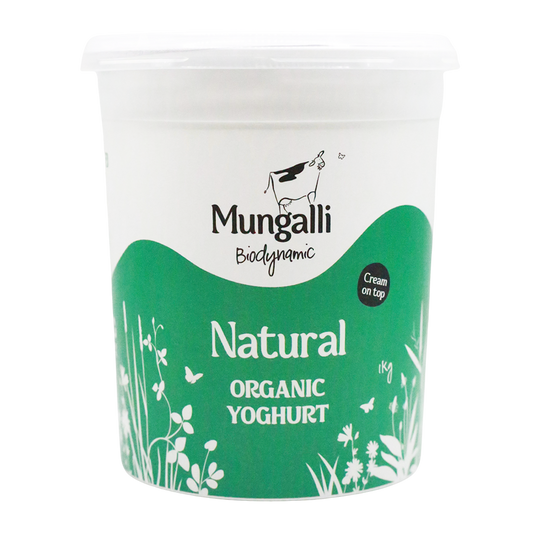Mungalli Creek Dairy Organic Yogurt Natural 1kg