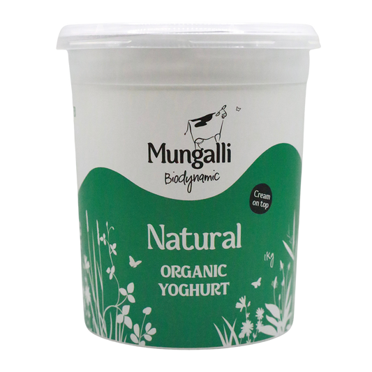 Mungalli Creek Dairy Organic Yogurt Natural 1kg