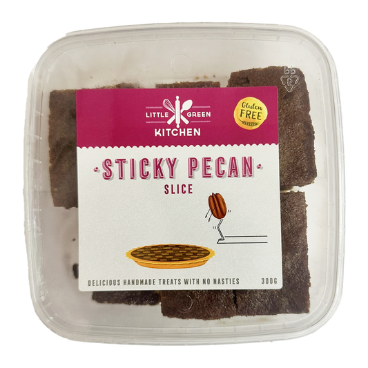 Little Green Kitchen Sticky Pecan Slice 300g