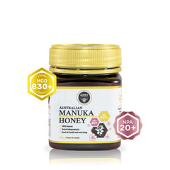 Honey Australia Manuka Honey MG 830+ NPA 20+250g