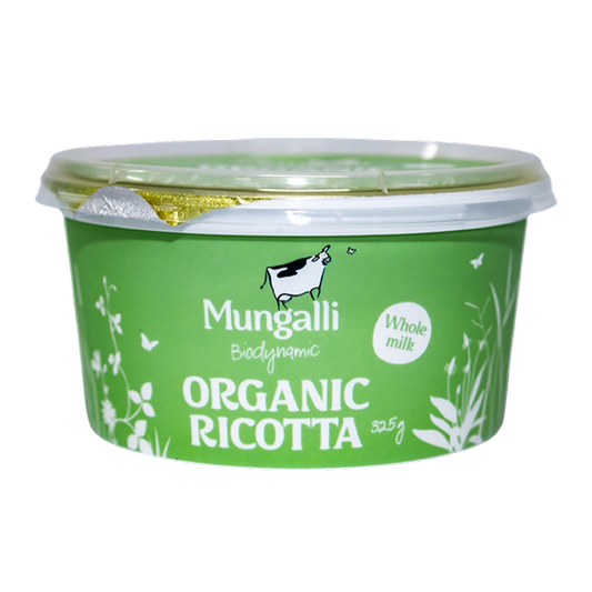 Mungalli Creek Dairy Organic Ricotta Cheese 325g