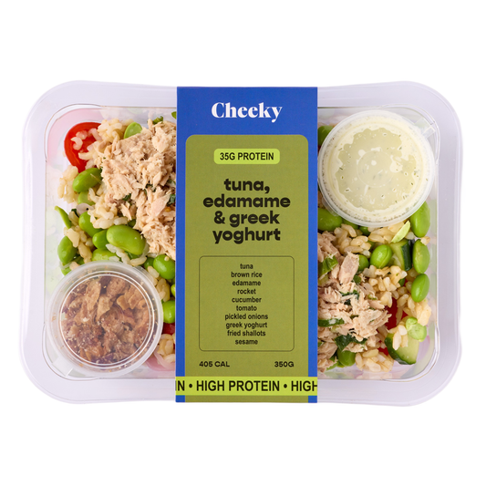 Cheeky Poke Tuna Edamame & Greek Yoghurt High Protein Poke Bowl 350g