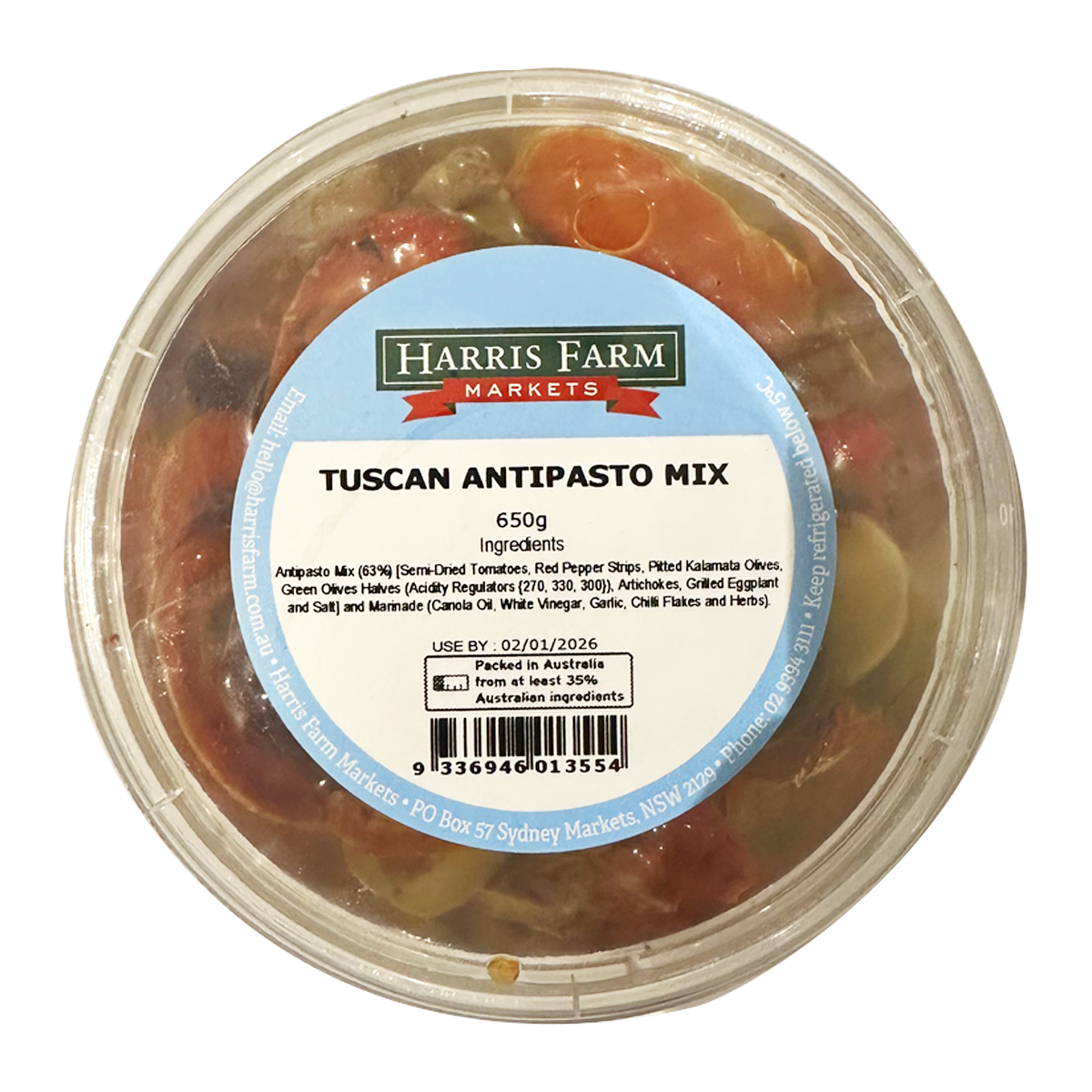 Harris Farm Tuscan Antipasto Mix 650g