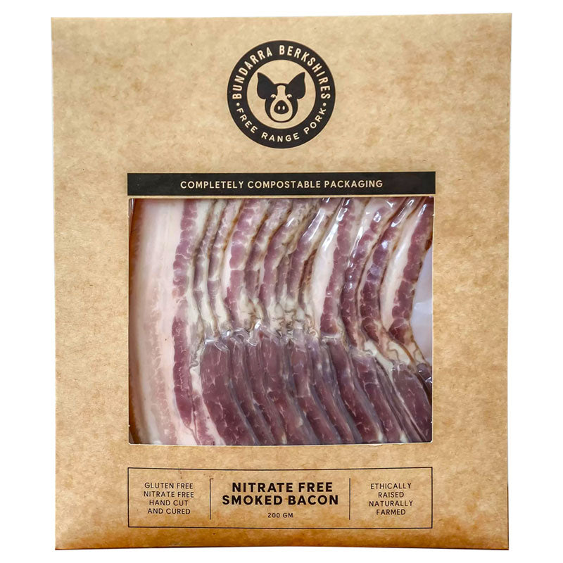 Bundarra Berkshires Nitrate Free Smoked Bacon | Harris Farm Online