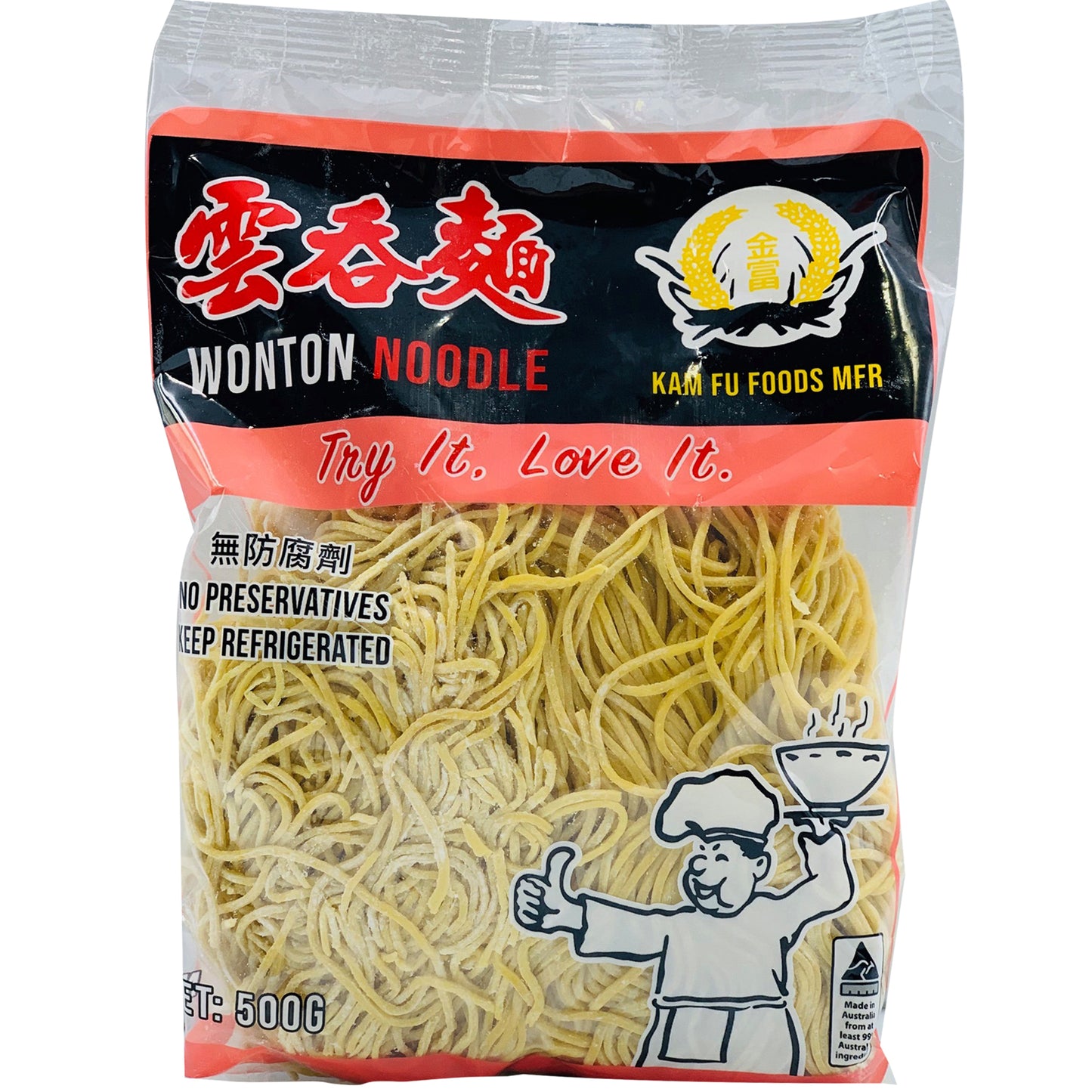 Kam Fu Foods Wonton Noodle Thin | Harris Farm Online