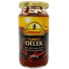 Conimex Sambal Oelek Hot Chilli Paste 190g