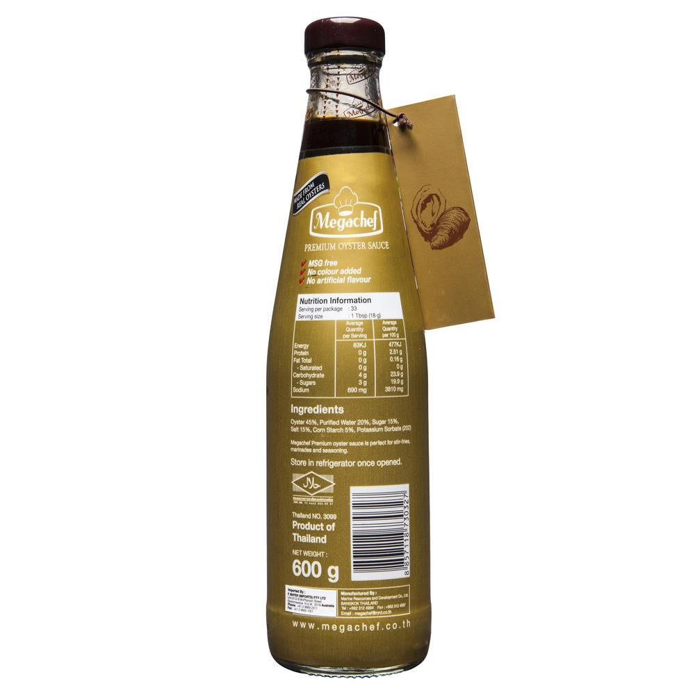 Megachef Oyster Sauce 600g , Grocery-Asian - HFM, Harris Farm Markets
 - 2