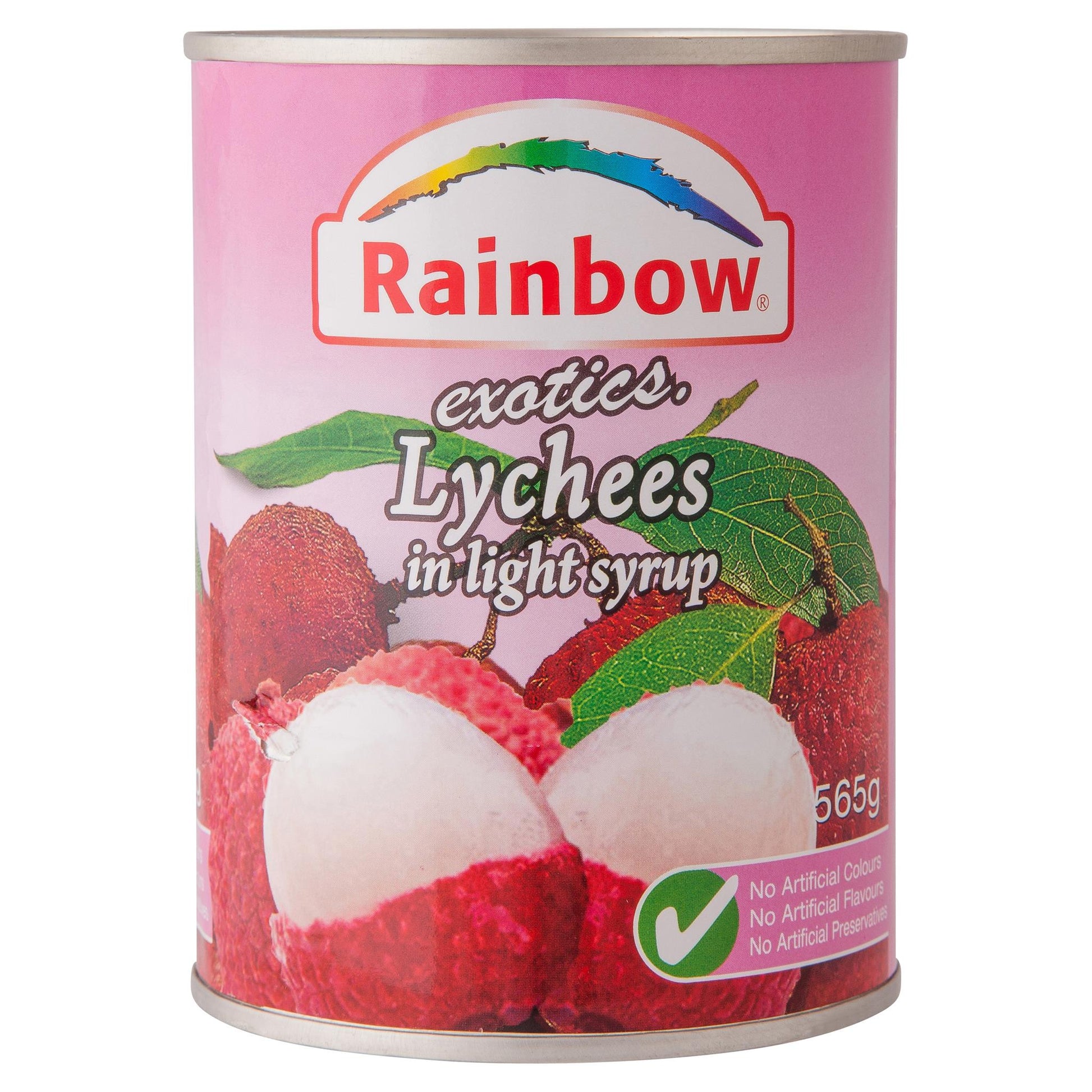 Rainbow Lychees Light Syrup 565g , Grocery-Asian - HFM, Harris Farm Markets
 - 1