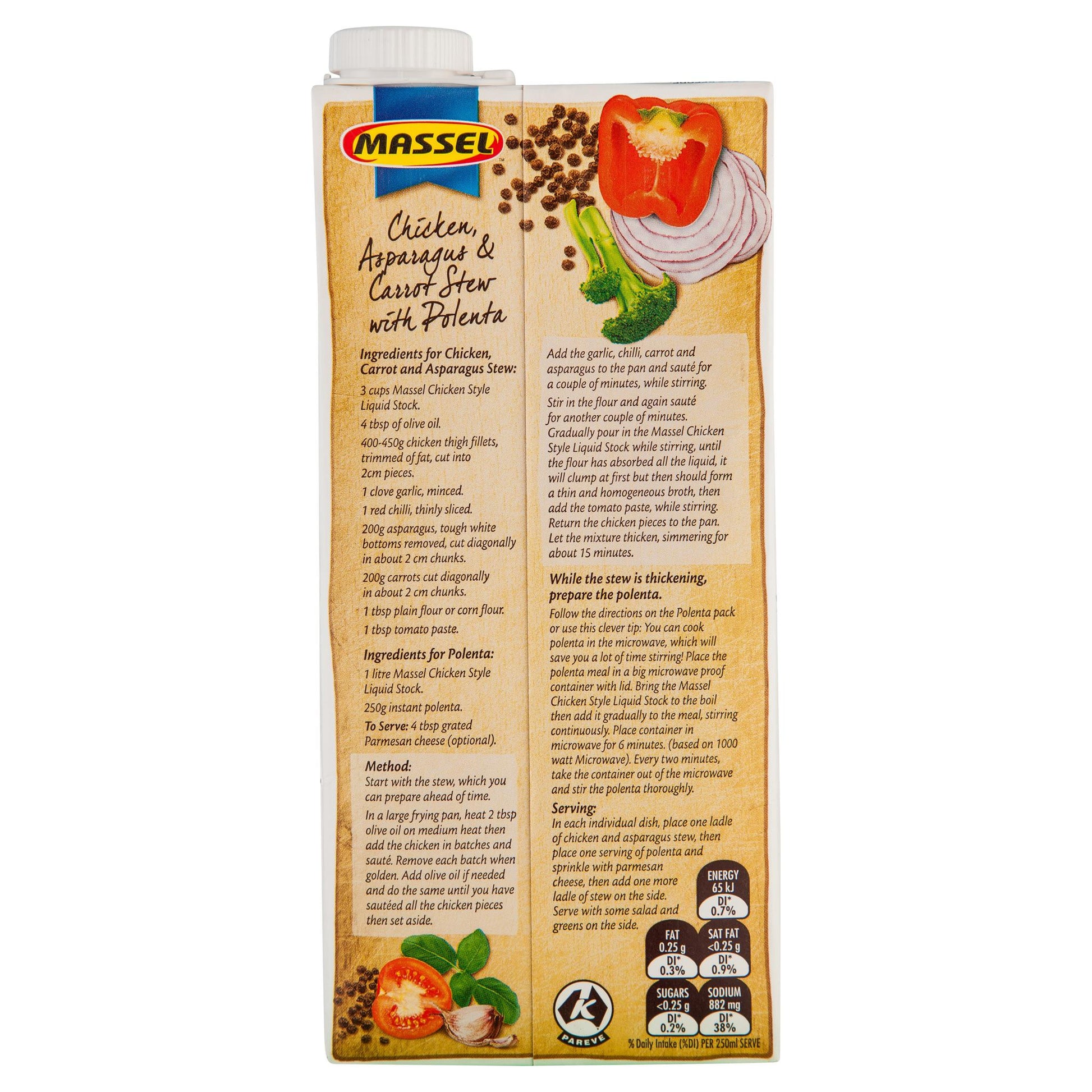 Massel Chicken Stock Liquid 1l , Grocery-Cooking - HFM, Harris Farm Markets
 - 3