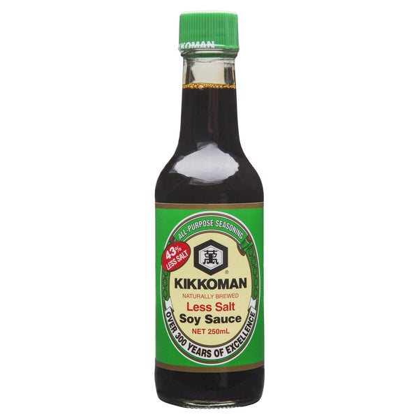 Kikkoman Less Salt Soy Sauce 250ml , Grocery-Asian - HFM, Harris Farm Markets
 - 1