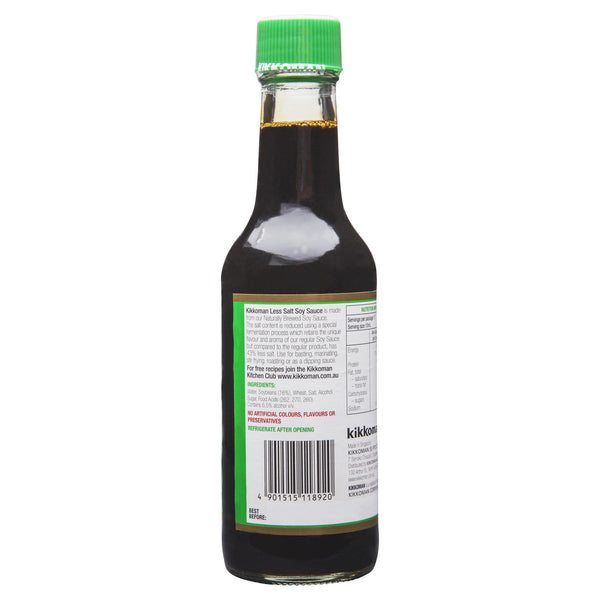 Kikkoman Less Salt Soy Sauce 250ml , Grocery-Asian - HFM, Harris Farm Markets
 - 2