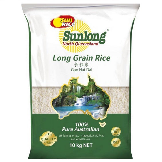 Sunrice Long Grain Rice 10kg