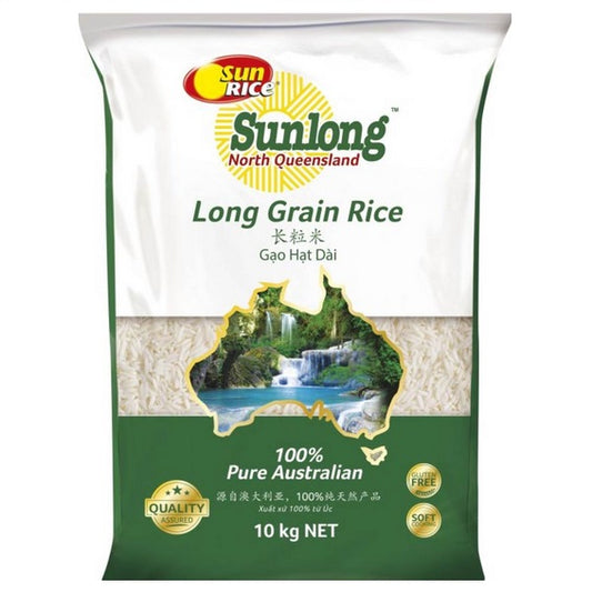 Sunrice Long Grain Rice 10kg