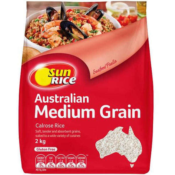 SunRice White Medium Grain Calrose Rice | Harris Farm Online