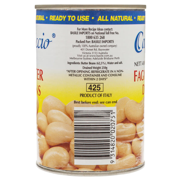 Capriccio Butter Beans 400g , Grocery-Can Veg - HFM, Harris Farm Markets
 - 3