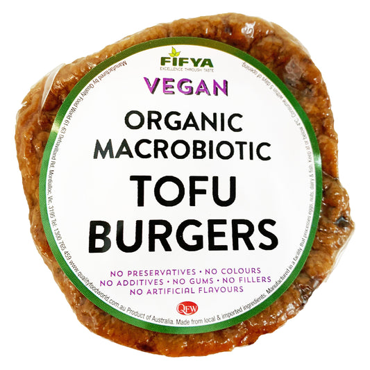 Fifya Vegan Organic Macrobiotic Tofu Burger x2 200g