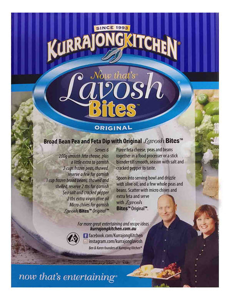 Kurrajong Kitchen Lavosh Bites Original 145g