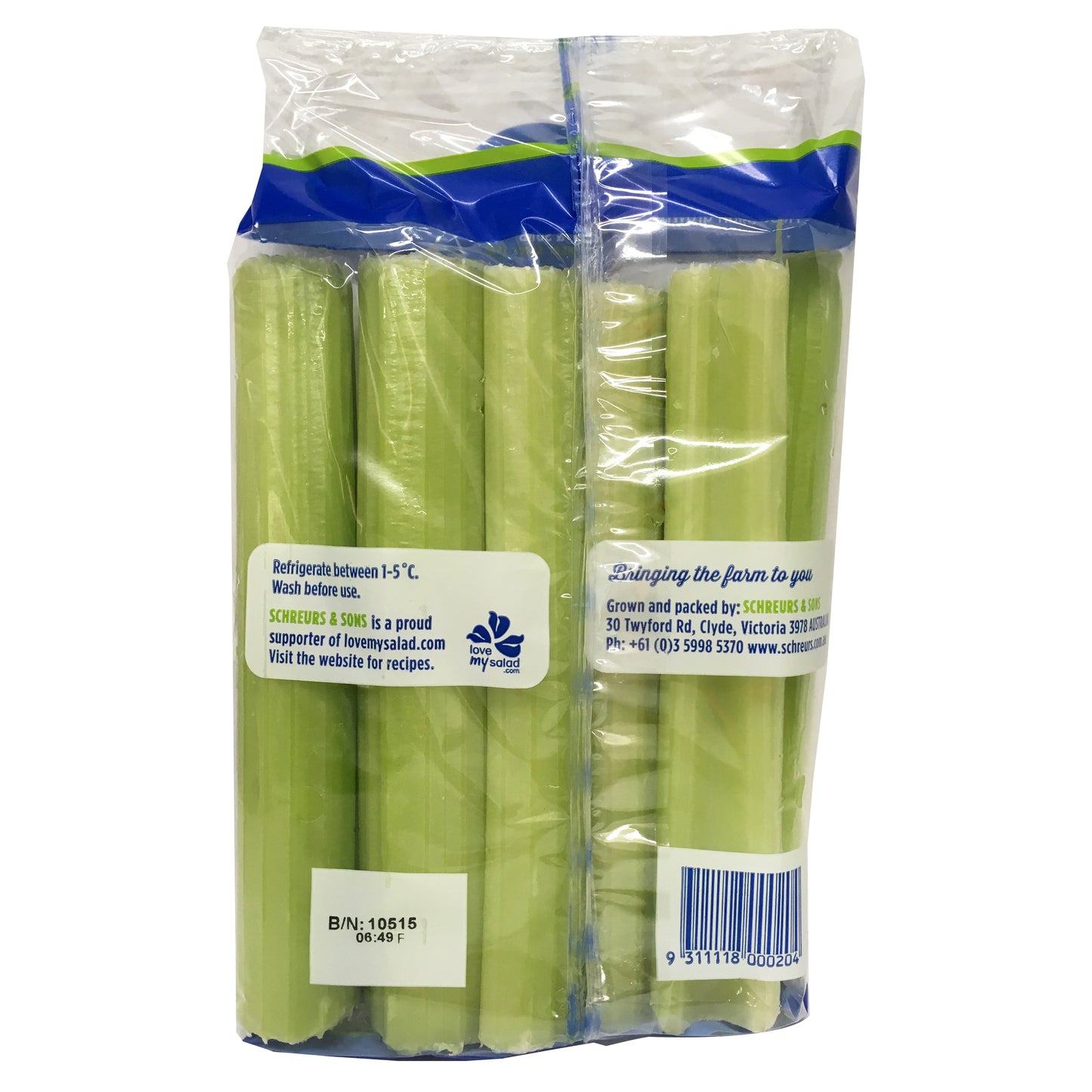 Celery Crunchy Cuts 300g
