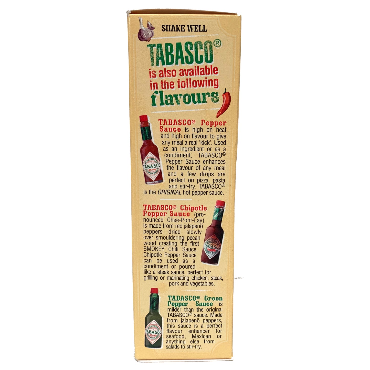 Mcilhenny Tabasco Garlic Pepper Sauce 60ml