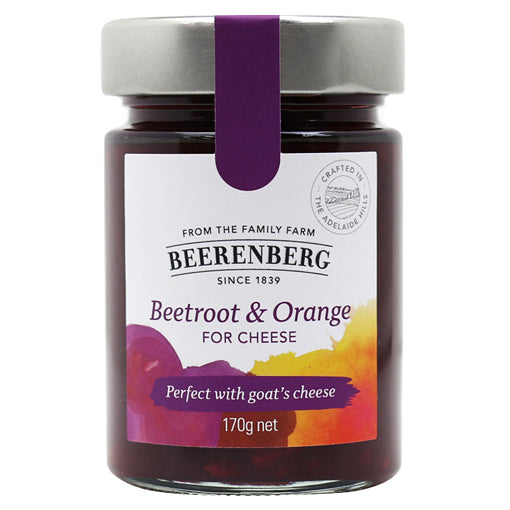 Beerenberg Cheese Condiment Beetroot and Orange 170g