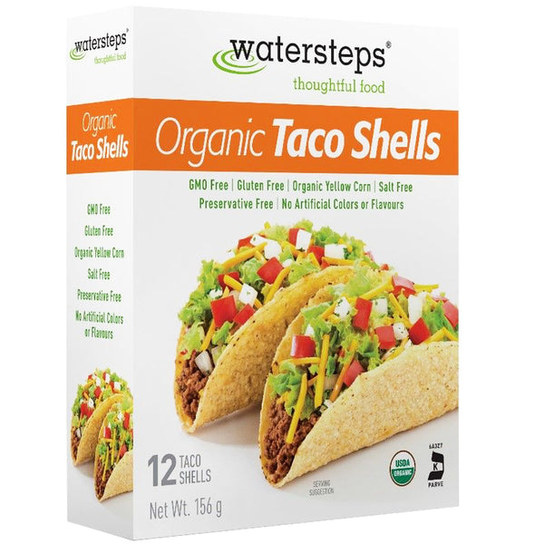 Watersteps Organic Taco Shells x12 | Harris Farm Online