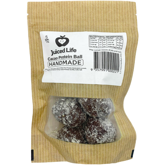 Juiced Life Cacao Protein Ball | Harris Farm Online