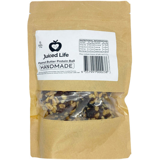 Juiced Life Peanut Butter Protein Ball | Harris Farm Online