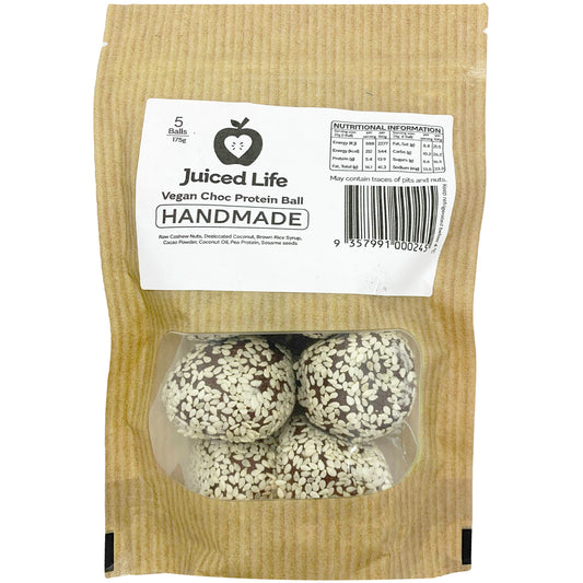 Juiced Life Vegan Choc Protein Ball | Harris Farm Online