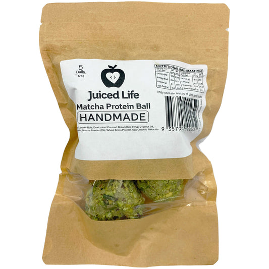 Juiced Life Matcha Protein Ball | Harris Farm Online