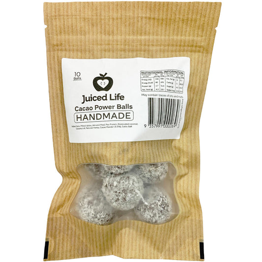 Juiced Life Cacao Power Ball | Harris Farm Online