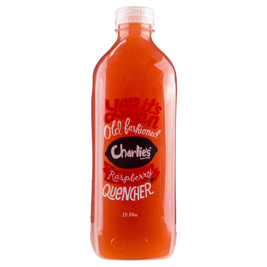 Charlies Raspberry Quencher 1.5L , Frdg1-Drinks - HFM, Harris Farm Markets
 - 1